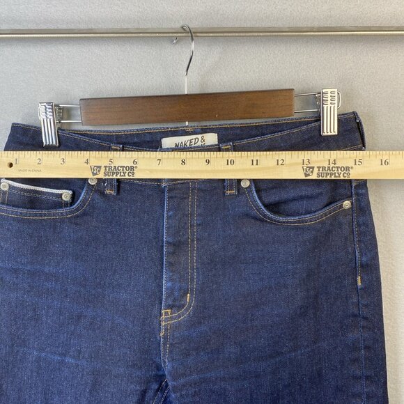 Naked & Famous High Skinny Jean Womens 30‎ Stretch Nightshade Japanese Selvedge - Picture 3 of 14